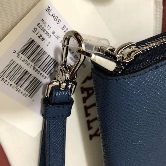 Bally Switzerland luxury & chic  beautiful leather zip wallet NIB$695 - Picture 8 of 11